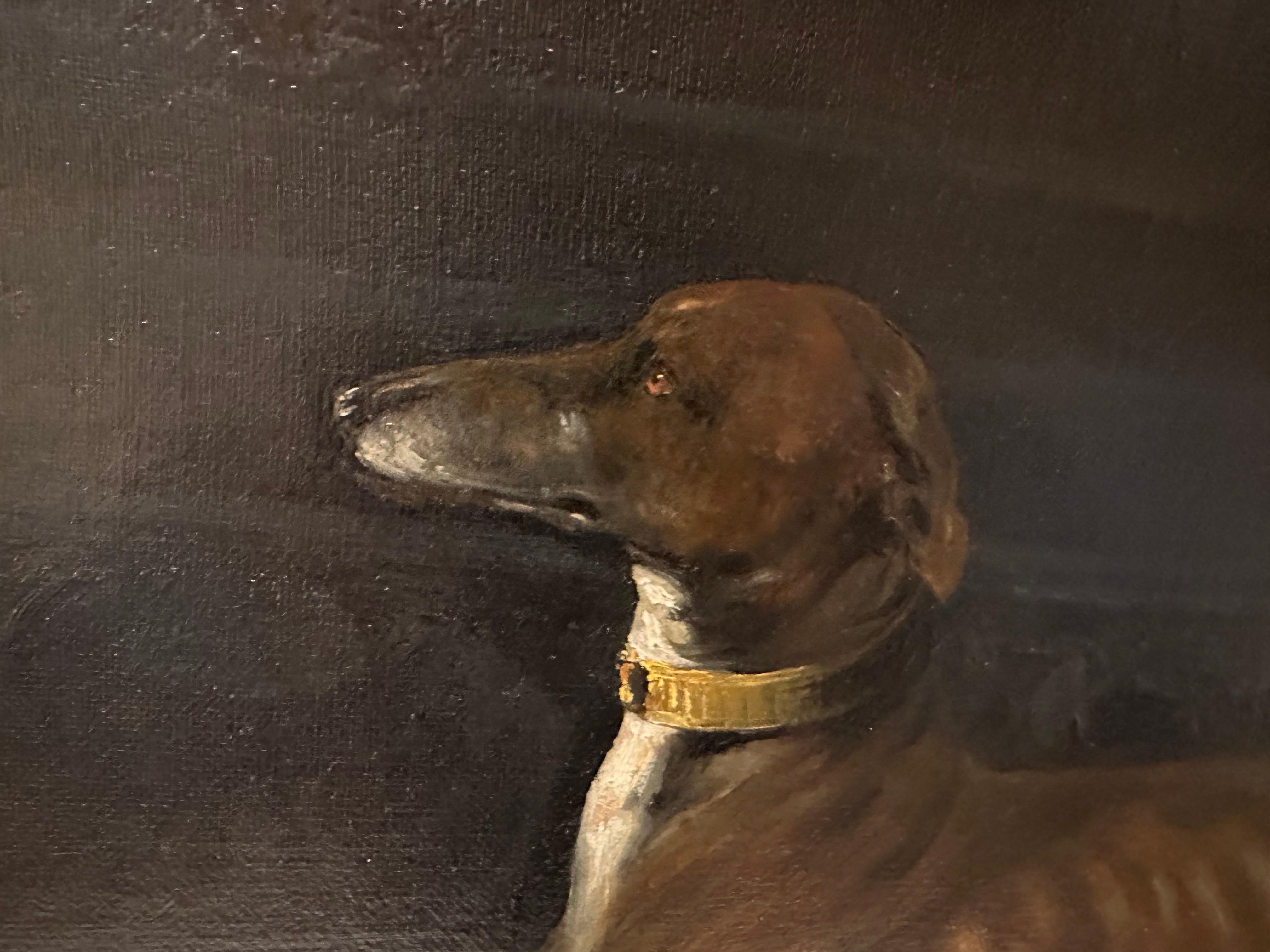 Porträt eines Hundes im Zustand „Gut“ im Angebot in East Hampton, NY