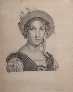Portrait of a French Woman (1817 Dessin)