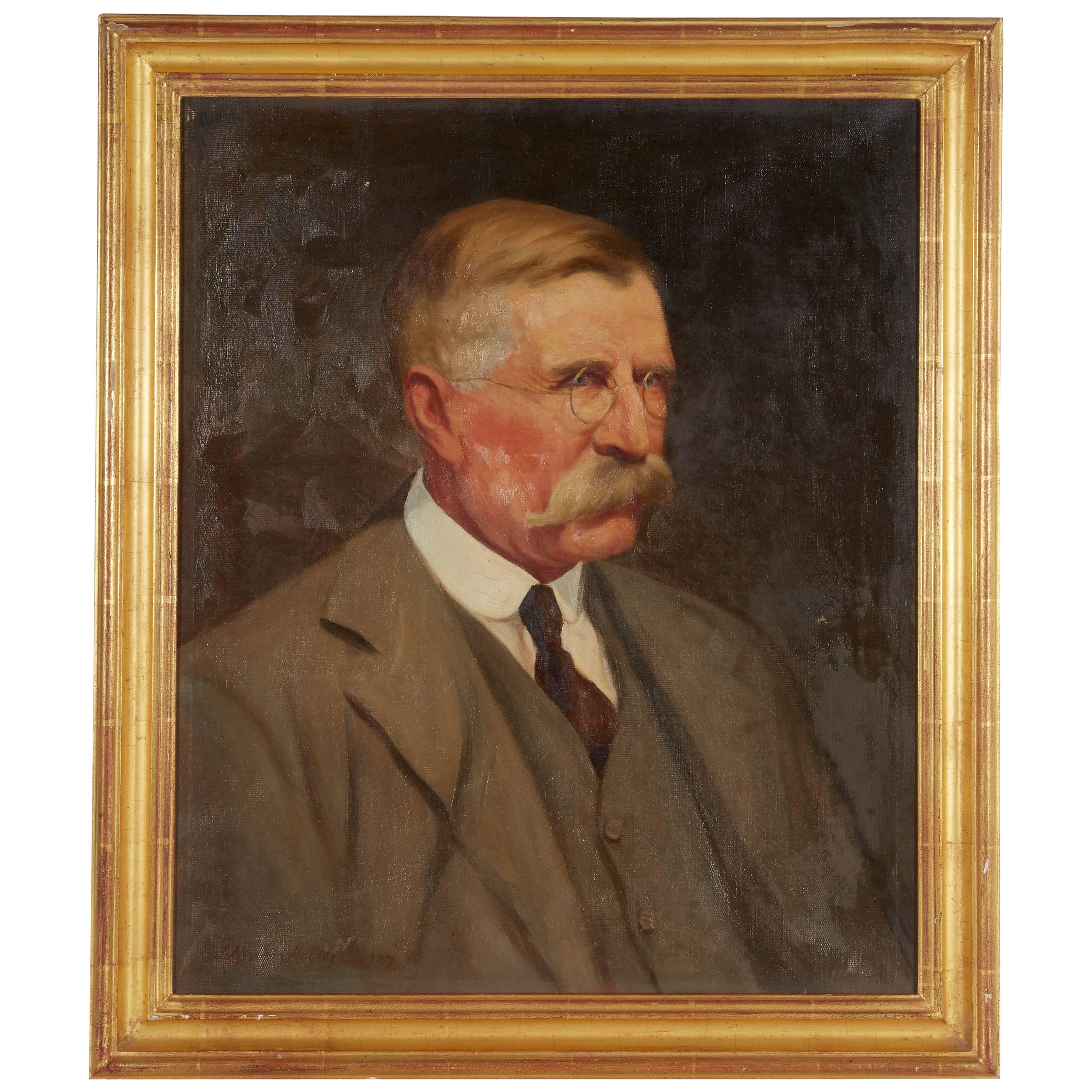 Portrait of a Gentleman by John Newman Holroyd For Sale