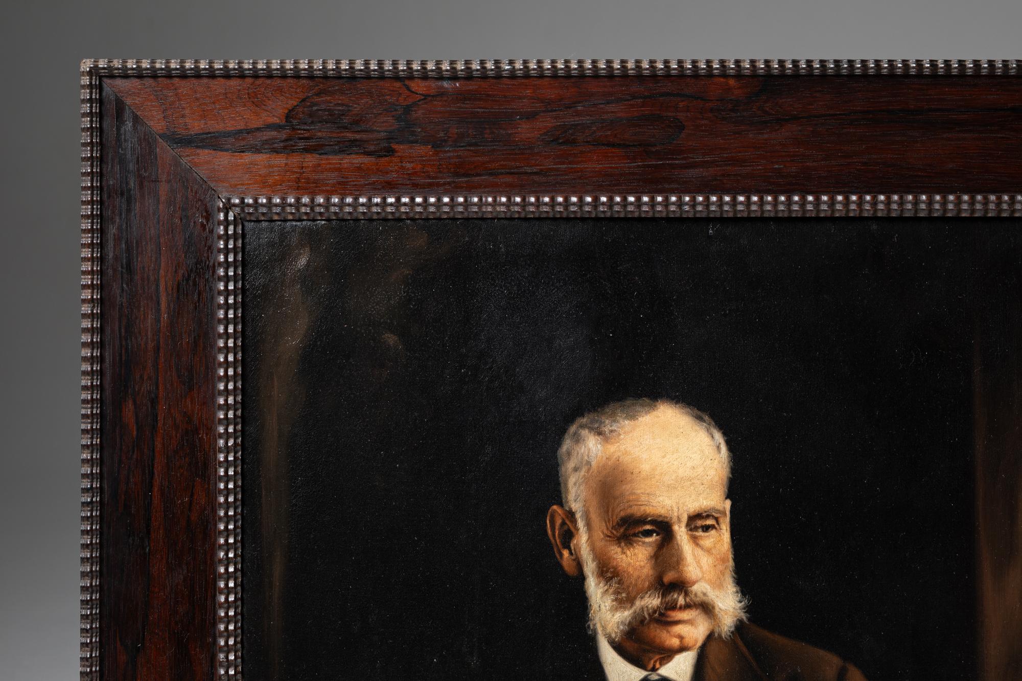 Porträt eines Gentleman (Vilaça), signiert und datiert. A. Alves Braga 1923 (Portugiesisch) im Angebot