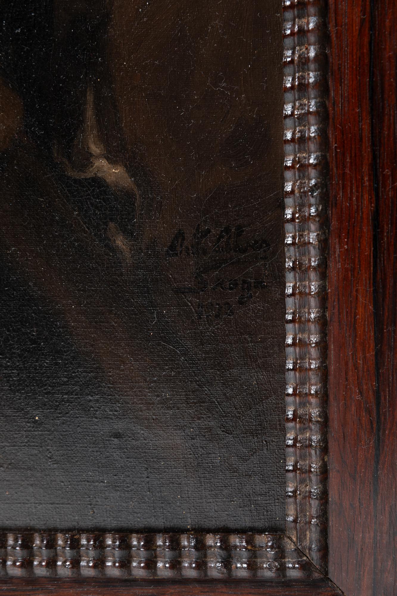 Porträt eines Gentleman (Vilaça), signiert und datiert. A. Alves Braga 1923 (20. Jahrhundert) im Angebot