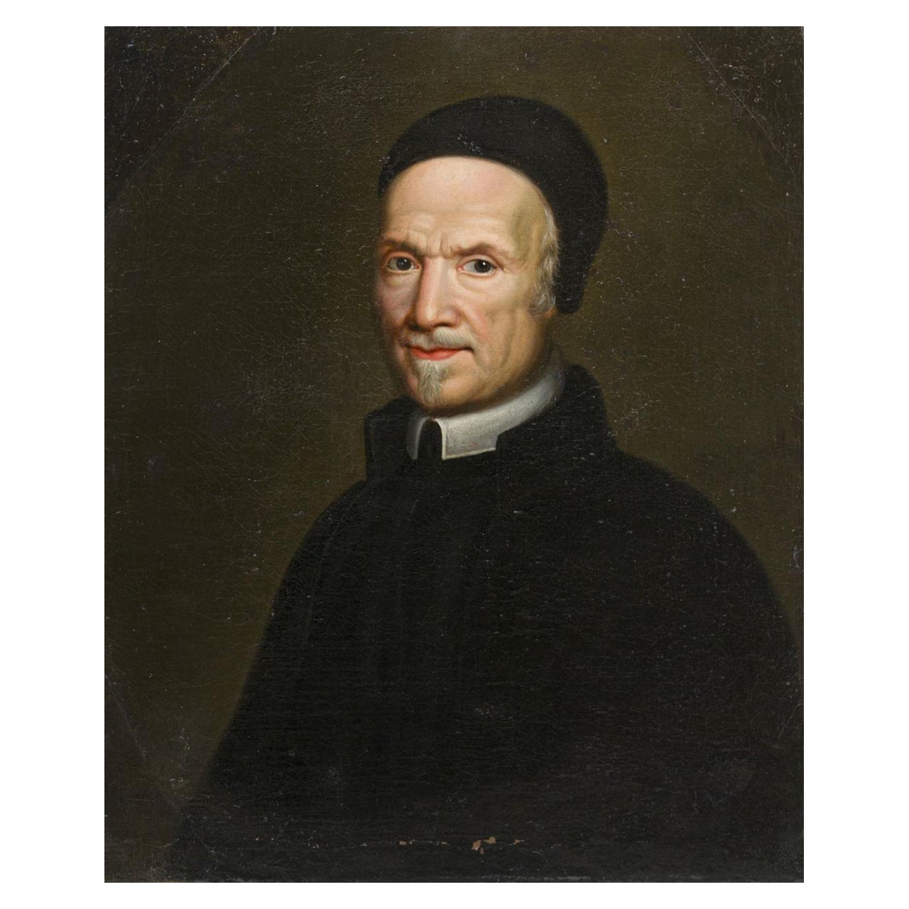 "Portrait of a Gentleman with a Cap" Anton Raphael Mengs 1728 Aussig - 1779 Rome For Sale