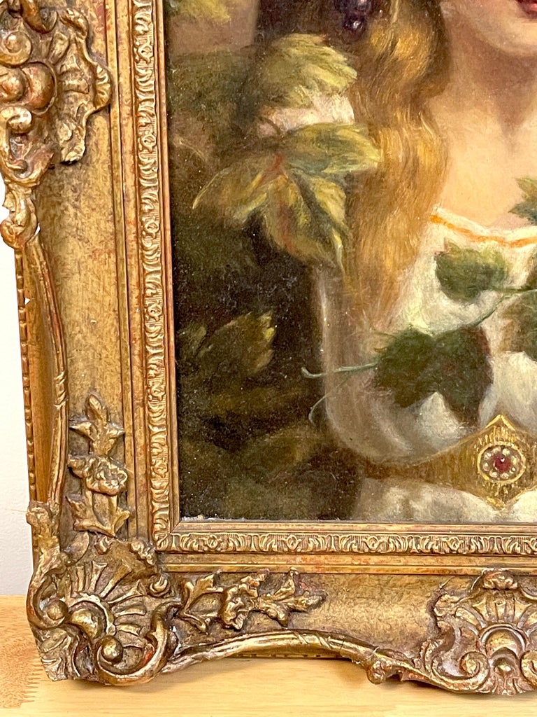 Portrait of a Goddess of Wine, 19th Century, Roma For Sale 1