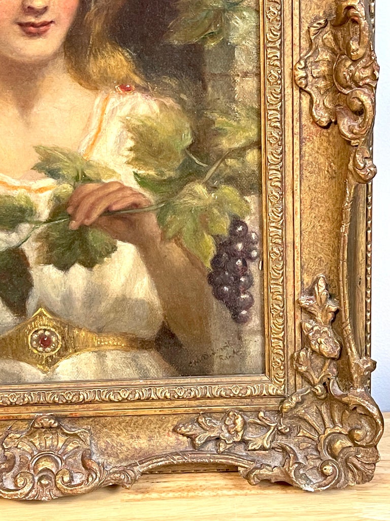 Portrait of a Goddess of Wine, 19th Century, Roma For Sale 2