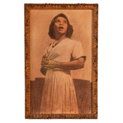 Porträt von Marian Anderson - die erste Afroamerikanerin, die im Metropolitan