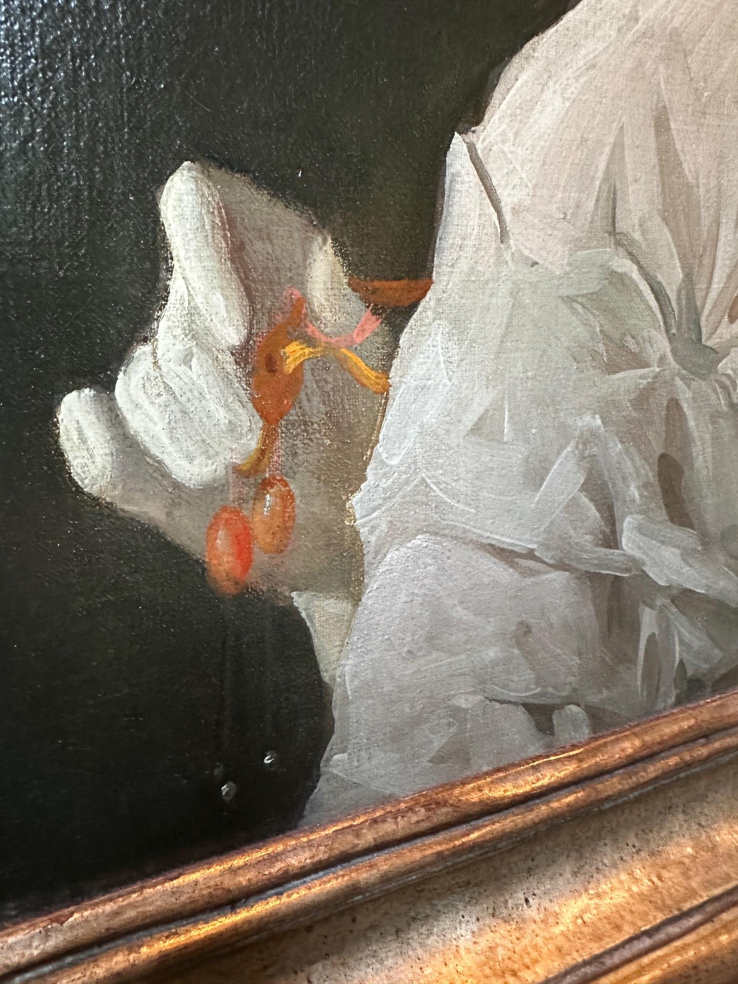 Ritratto di signora Pittore americano da parete Art Decor Pittura incorniciata LA in vendita 9