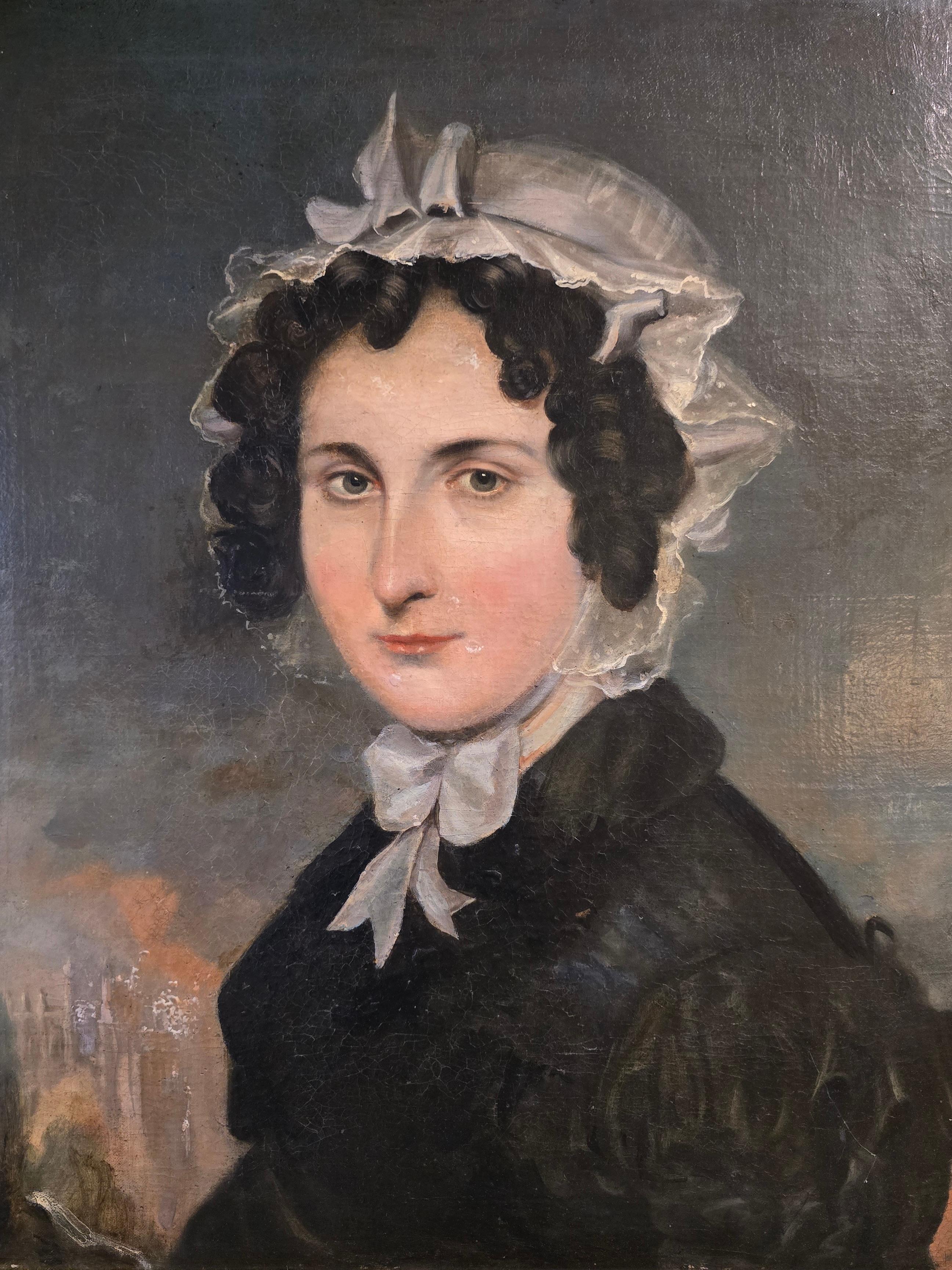 Porträt einer Dame (Englisch) im Angebot