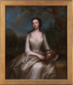 Portrait of a Lady - Oil on Canvas by Charles Jervas