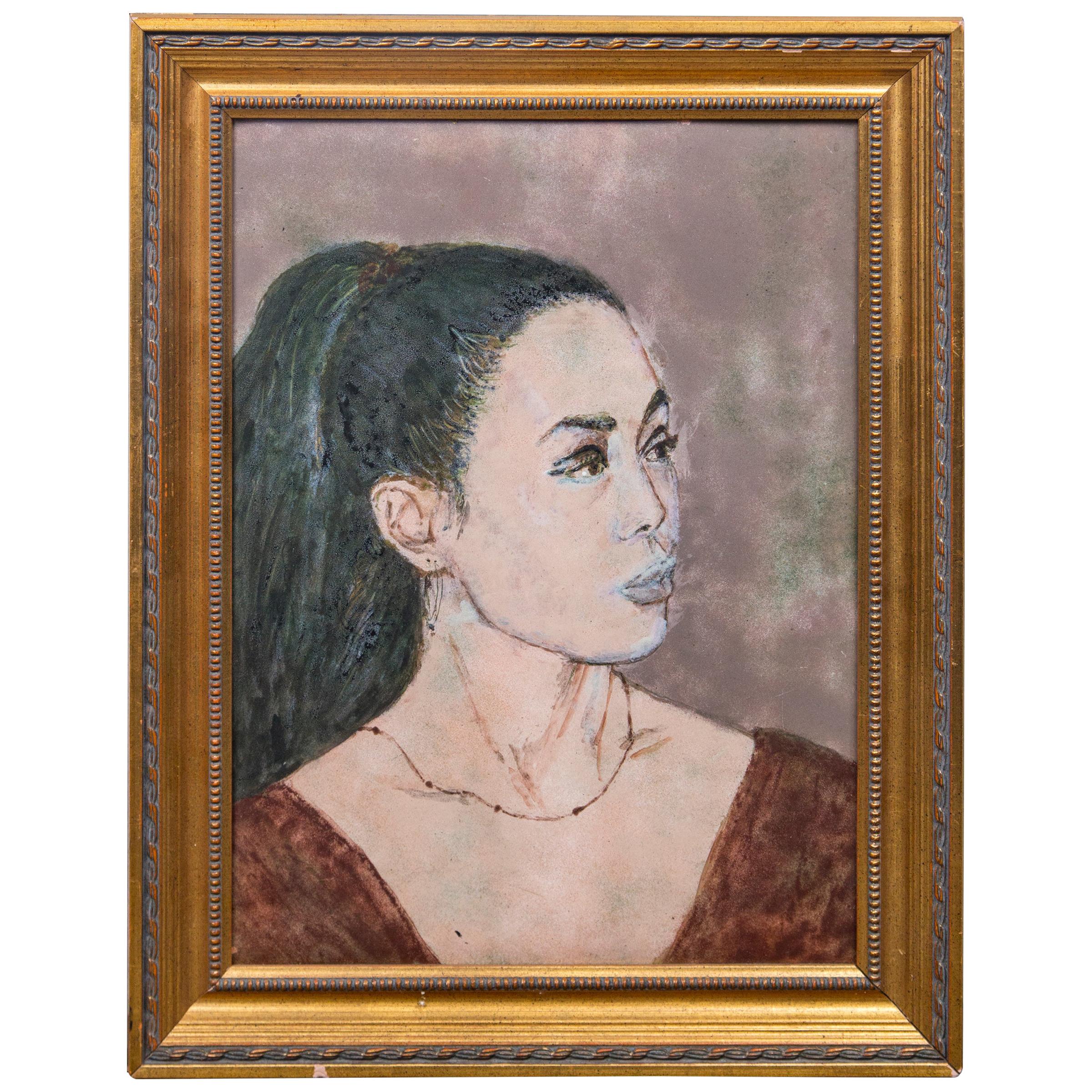 Portrait of a Lady on Copper