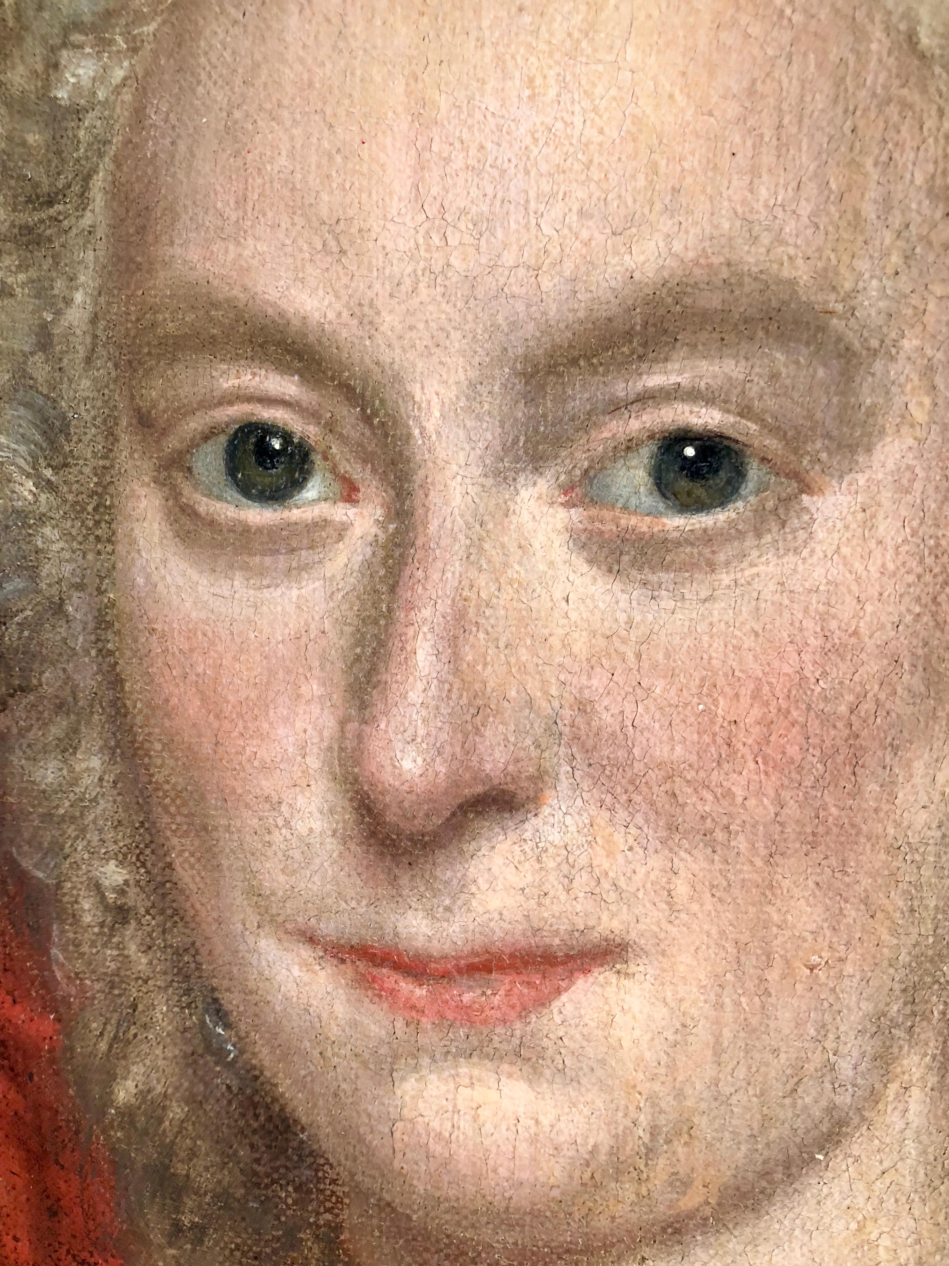 Portrait of a Lady, Attributed to William Hoare, 18th Century 5