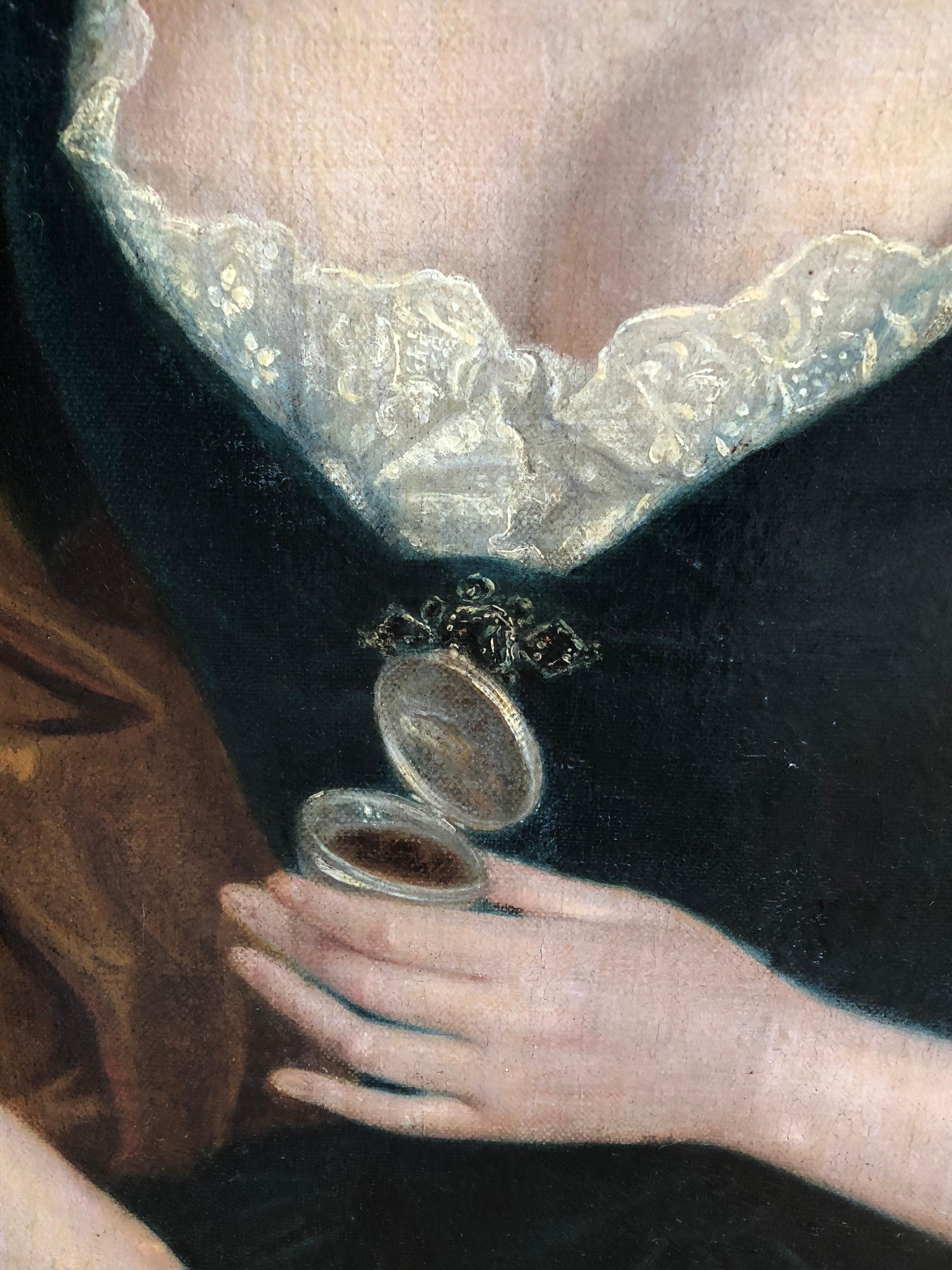 English Portrait of a Lady, Attributed to William Hoare, 18th Century