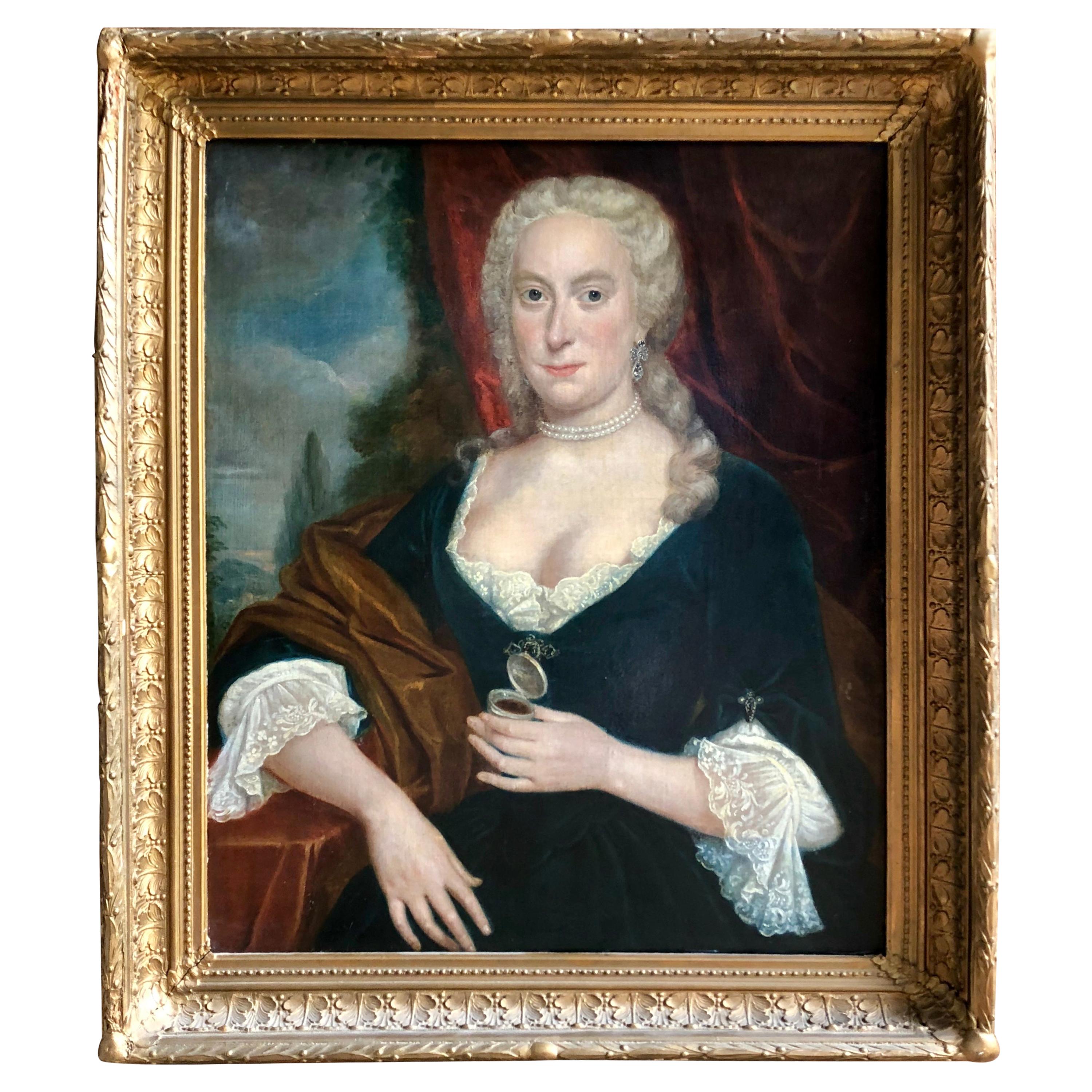 Portrait of a Lady, Attributed to William Hoare, 18th Century