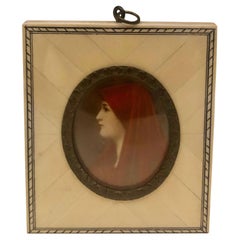 Portrait Of A Maid In An Ivory Frame
