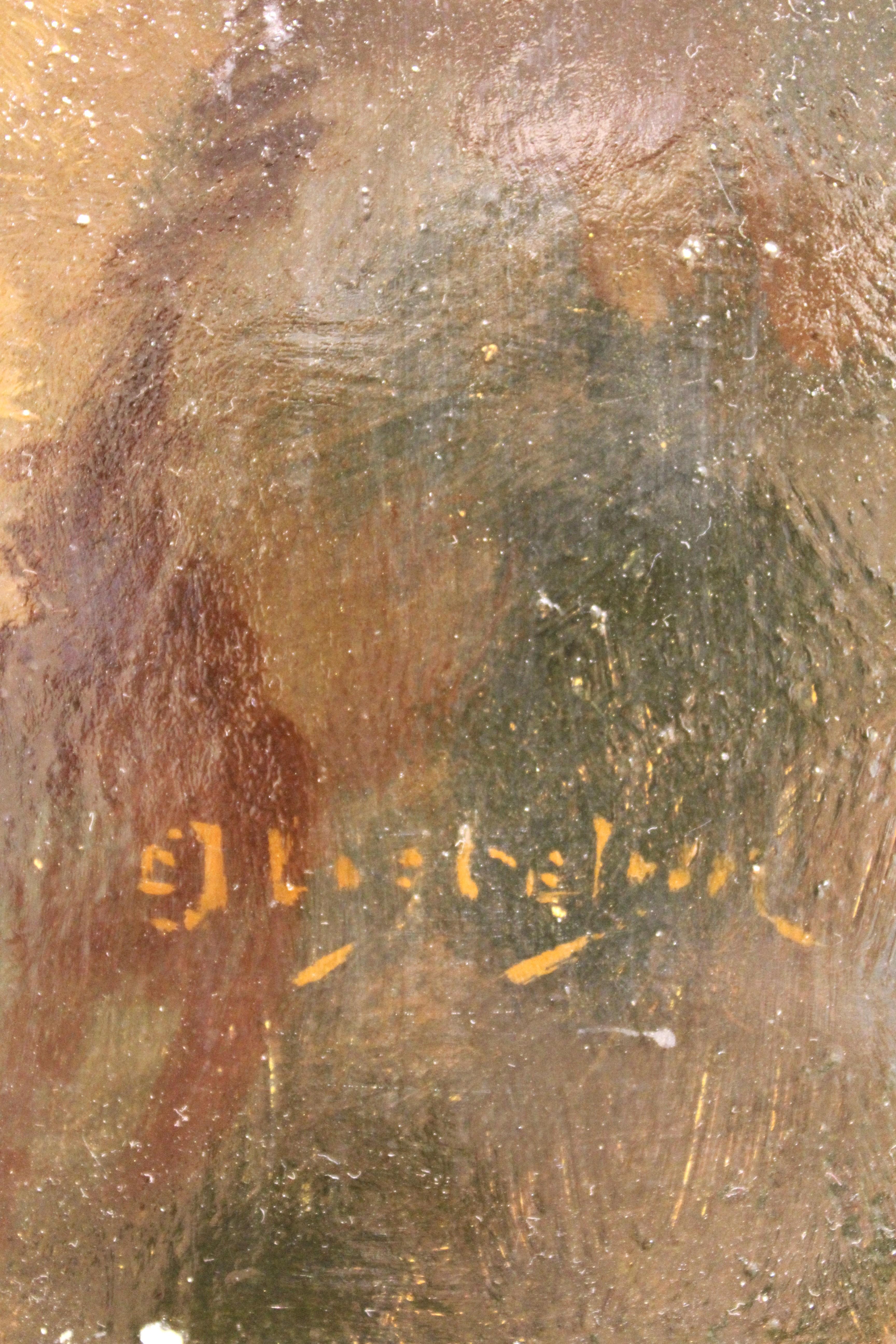 Retrato de hombre de Evert Jan Ligtelijn al estilo de Rembrandt van Rijn mediados del siglo XX en venta