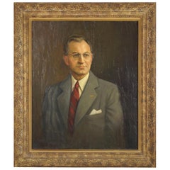 Portrait of a Man in Giltwood Frame