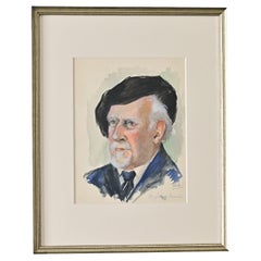 Portrait of a Man, Watercolor