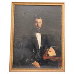 Porträt eines Mannes aus dem XIX. Jahrhundert