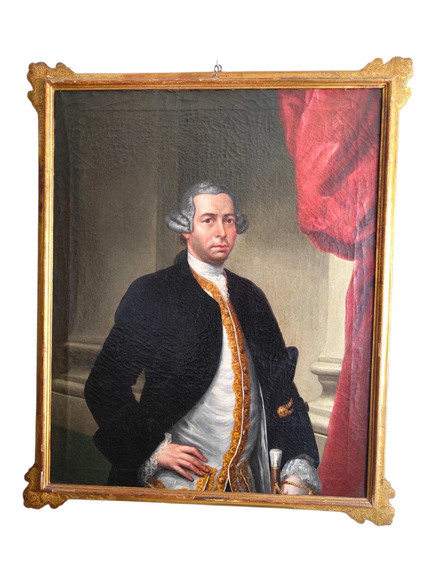 Portrait Of A Nobleman 18th century
PORTRAIT OF AN 18TH CENTURY NOBLE ELEGANT AND LARGE PAINTING WITH THE PORTRAIT OF AN 18TH CENTURY EUROPEAN NOBLE EXCELLENT CONDITION ORIGINAL FRAME MEASUREMENTS: 125 X 105 CM WITH FRAME