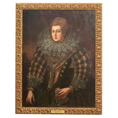 Portrait of a Noblewoman of the Habsburg Court – Oil on Canvas by Otto van Veen