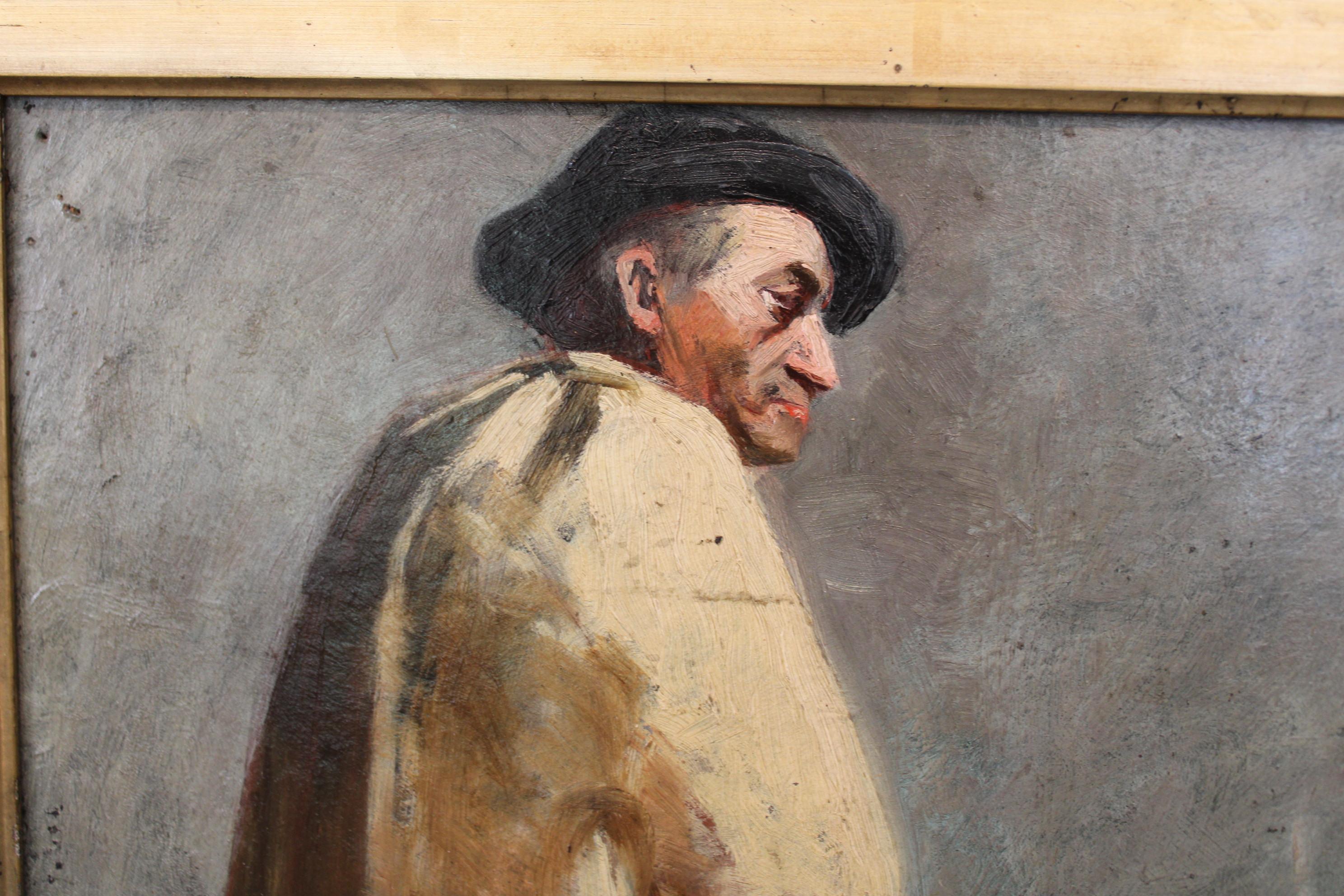 Portrait of a Provençal Man by August Suc, France 19th-20th Century In Fair Condition For Sale In Paris, FR
