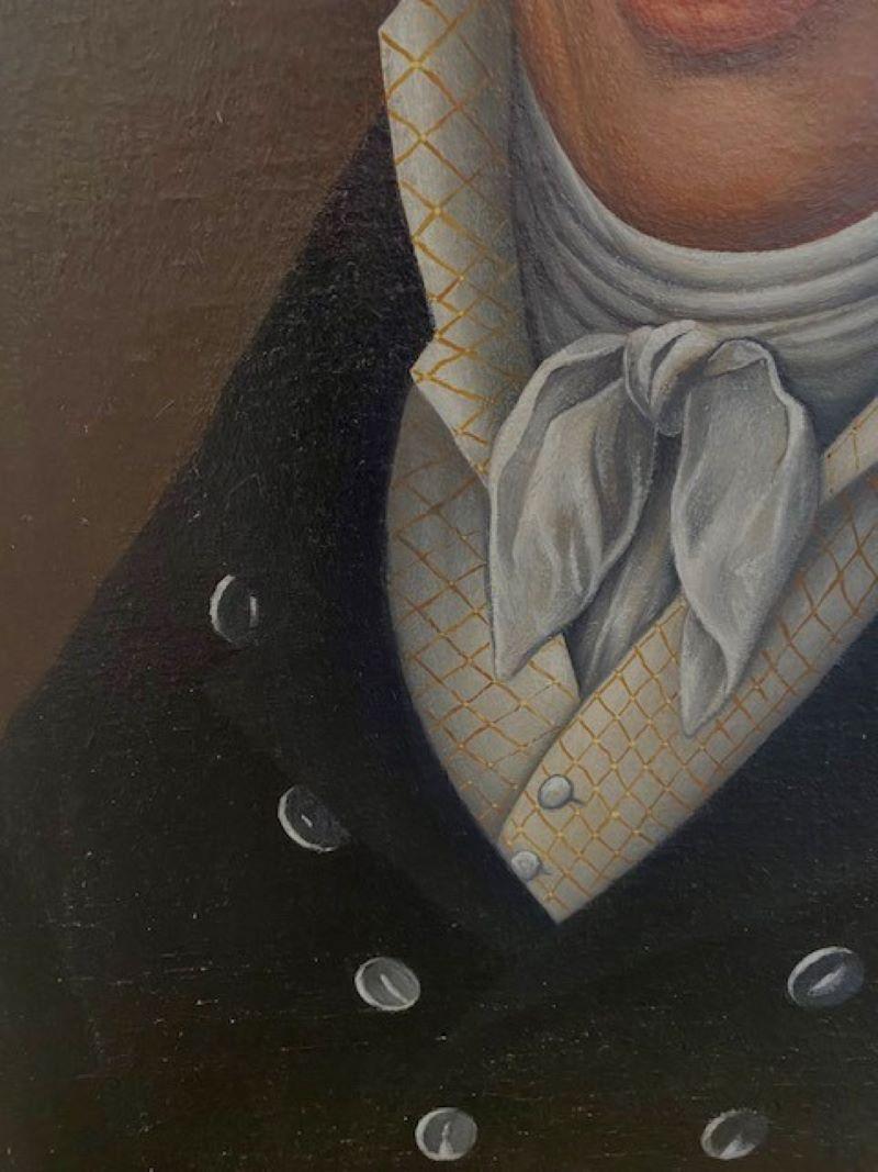 Porträt eines Seekapitäns, von Charles Delin (1756-1818), um 1810 (George III.) im Angebot