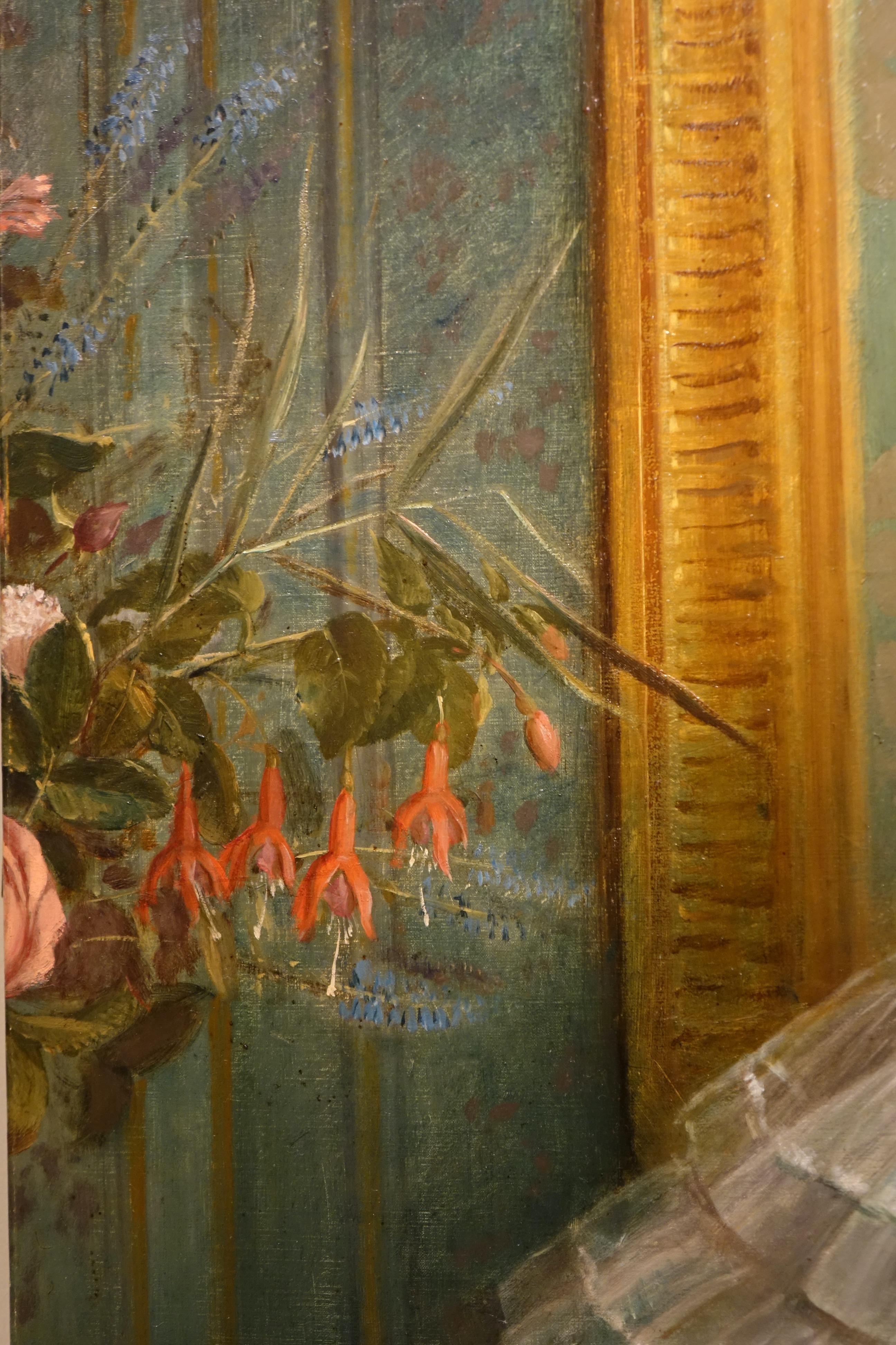 Portrait of a the Comtesse Hallez Claparede , France Circa 1850 For Sale 2