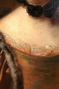 Portrait of a Woman and Her Dog, 18th Century