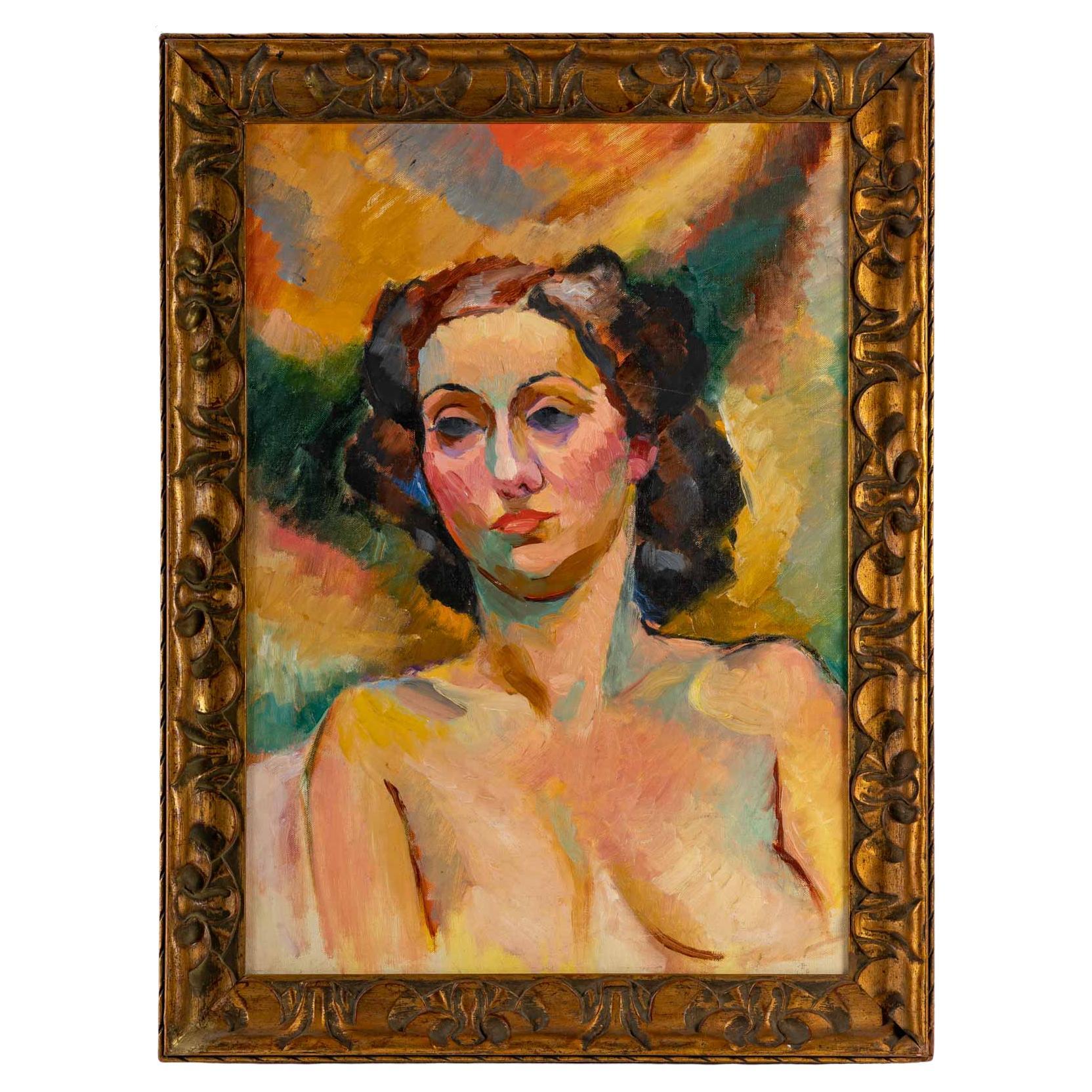 Portrait d'une femme, Art déco, 1930