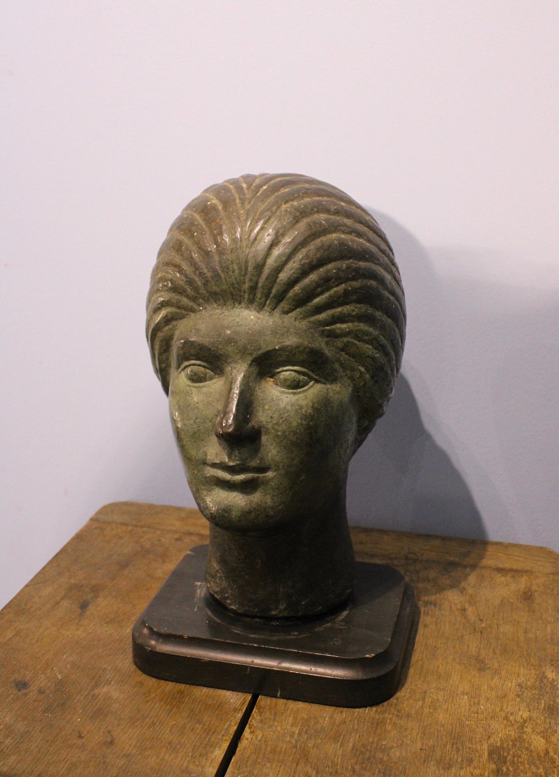 Portrait of a Woman, Art Deco Bronze 2