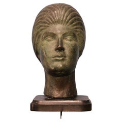 Portrait of a Woman, Art Deco Bronze
