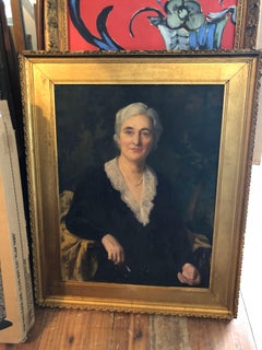 Large Portrait of a Woman by Alphaeus Philemon Cole