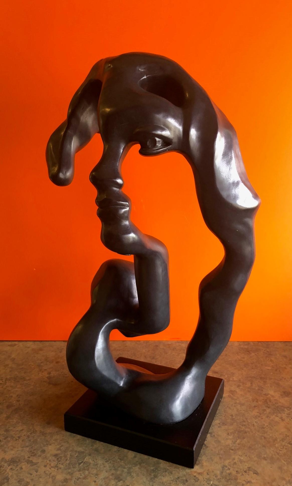 Modern abstract sculpture by Czech-American artist Klara Sever for Austin Sculpture entitled 