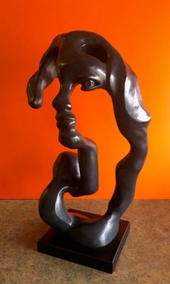 "Porträt einer Frau" Moderne abstrakte Skulptur von Klara Sever