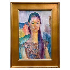 "Portrait of a Woman, Seated" by Joseph Solman