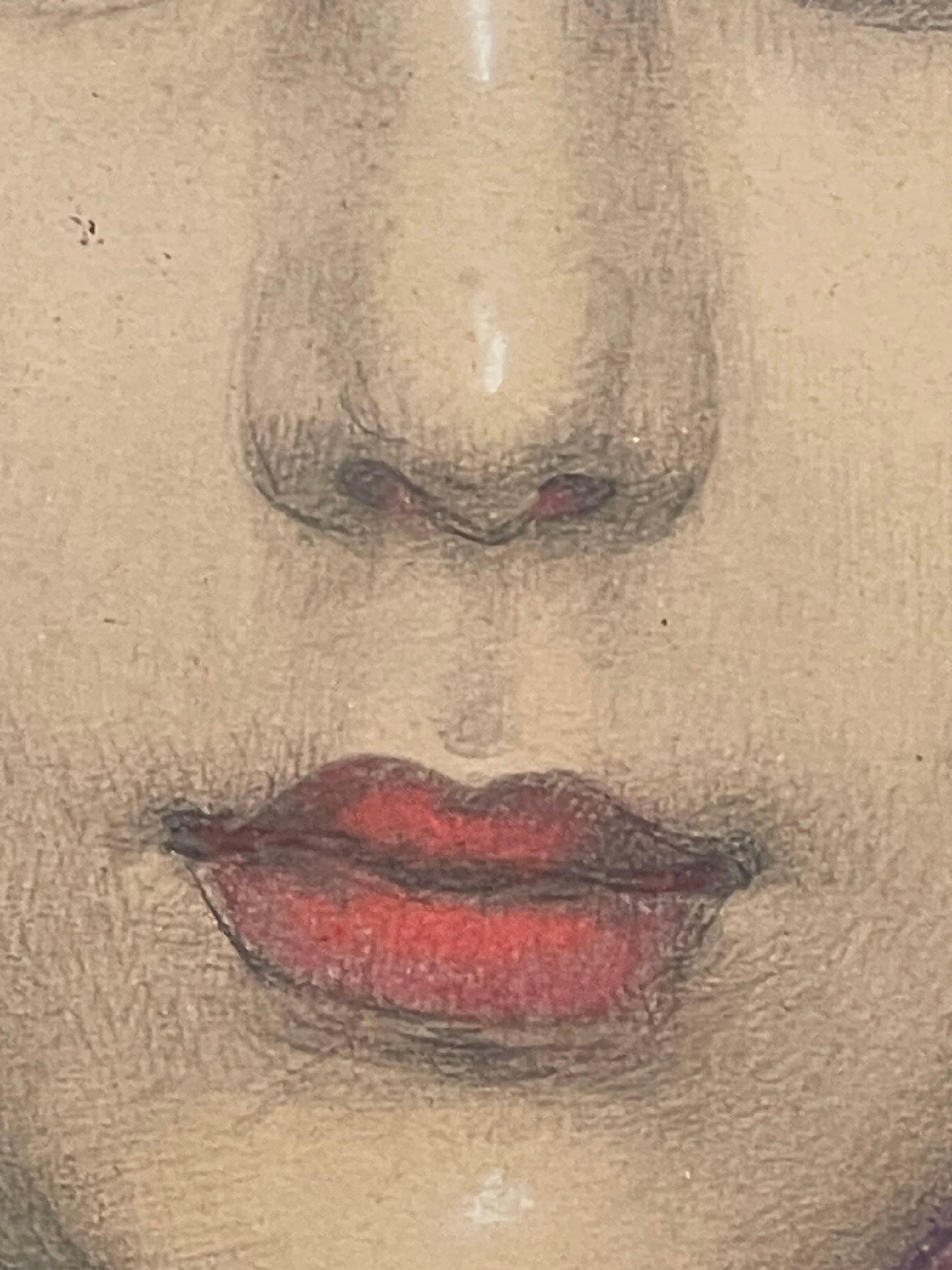 Porträt einer geäderten Frau von Gustave BRISGAND (1867-1944) 2