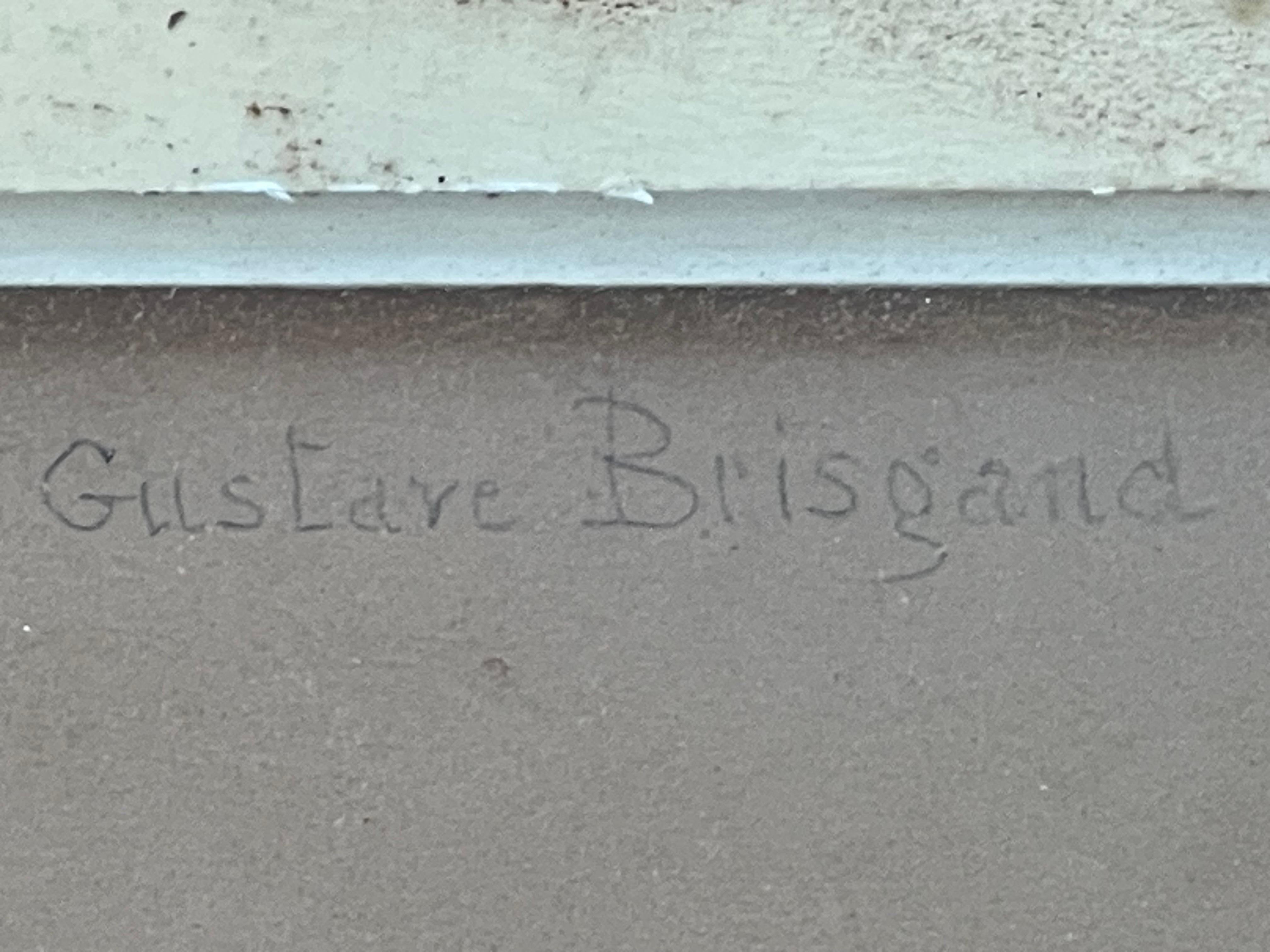 Porträt einer geäderten Frau von Gustave BRISGAND (1867-1944) im Zustand „Gut“ in Paris, FR