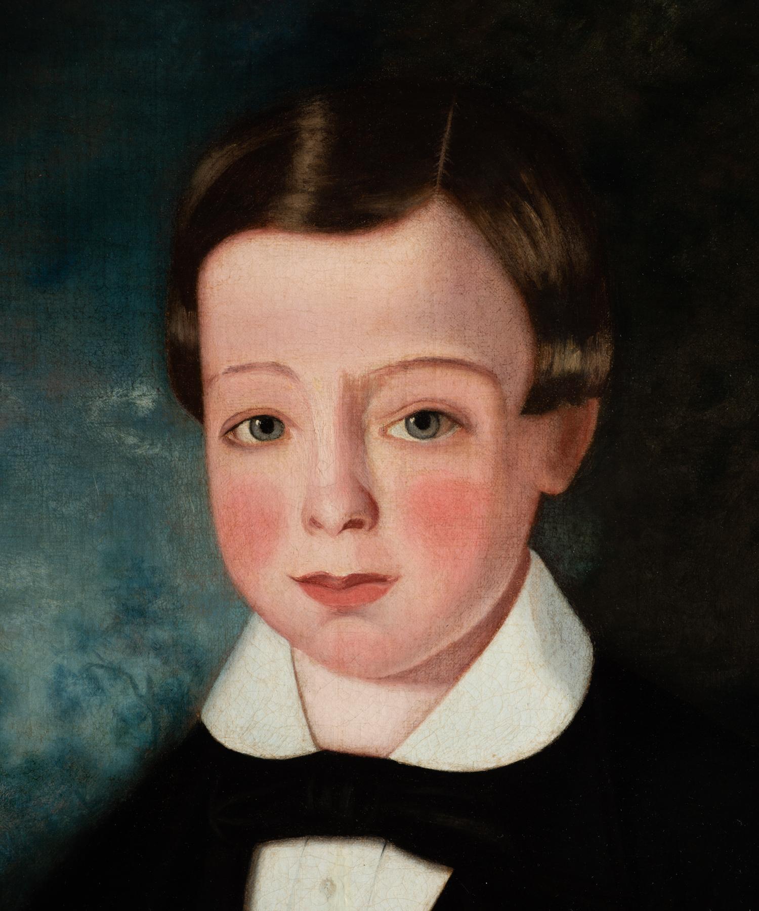 British Portrait of a Young Boy, England, circa 1850