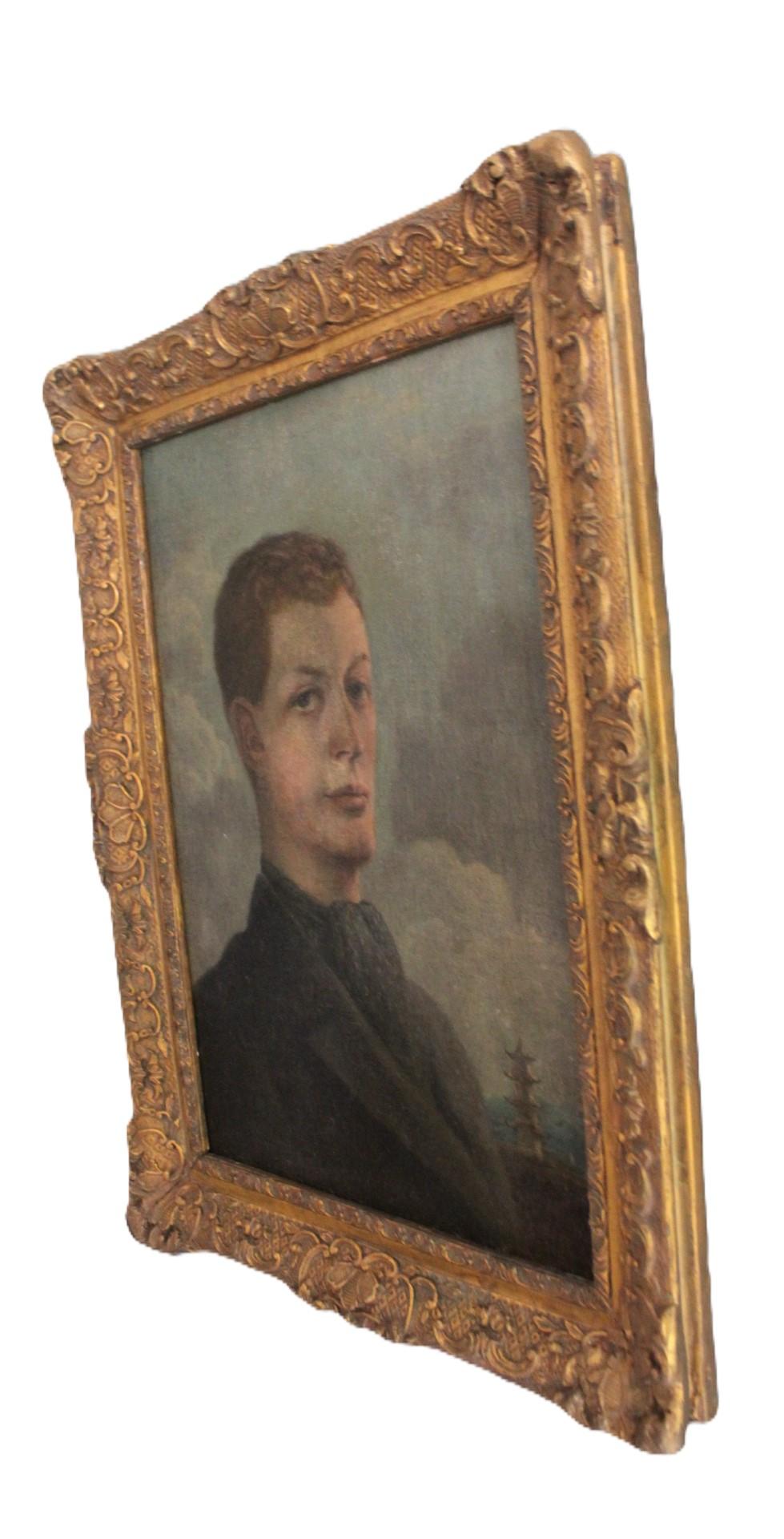Porträt eines jungen britischen Gentleman in China Chinesische Exportschule, um 1920 im Zustand „Gut“ im Angebot in Seaford, GB