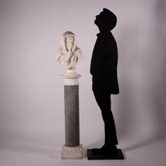 Portrait of Young Girl Marble Florence, Tuscany, 1894