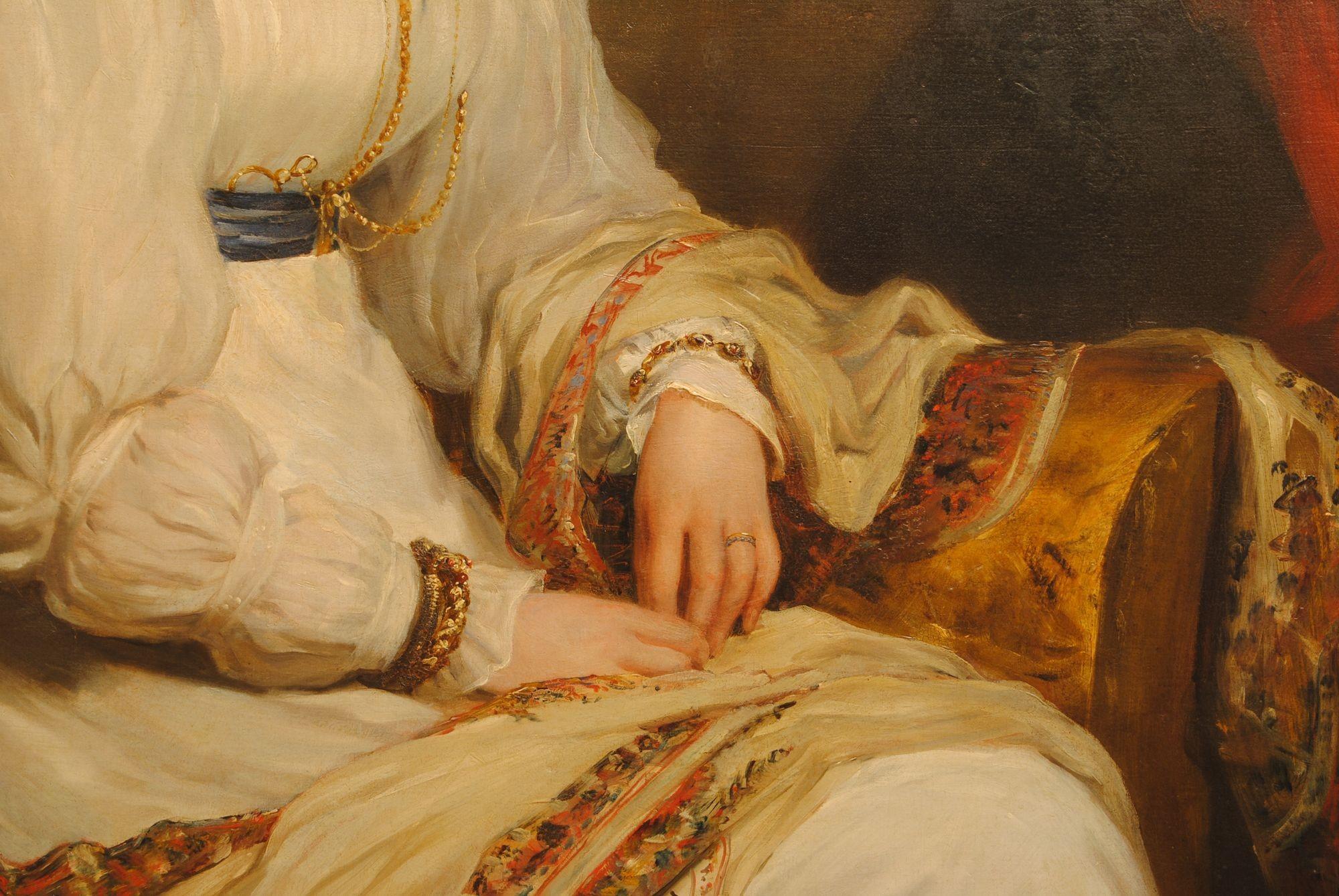 Porträt einer jungen Dame von George Hayter, 1826 (Englisch) im Angebot