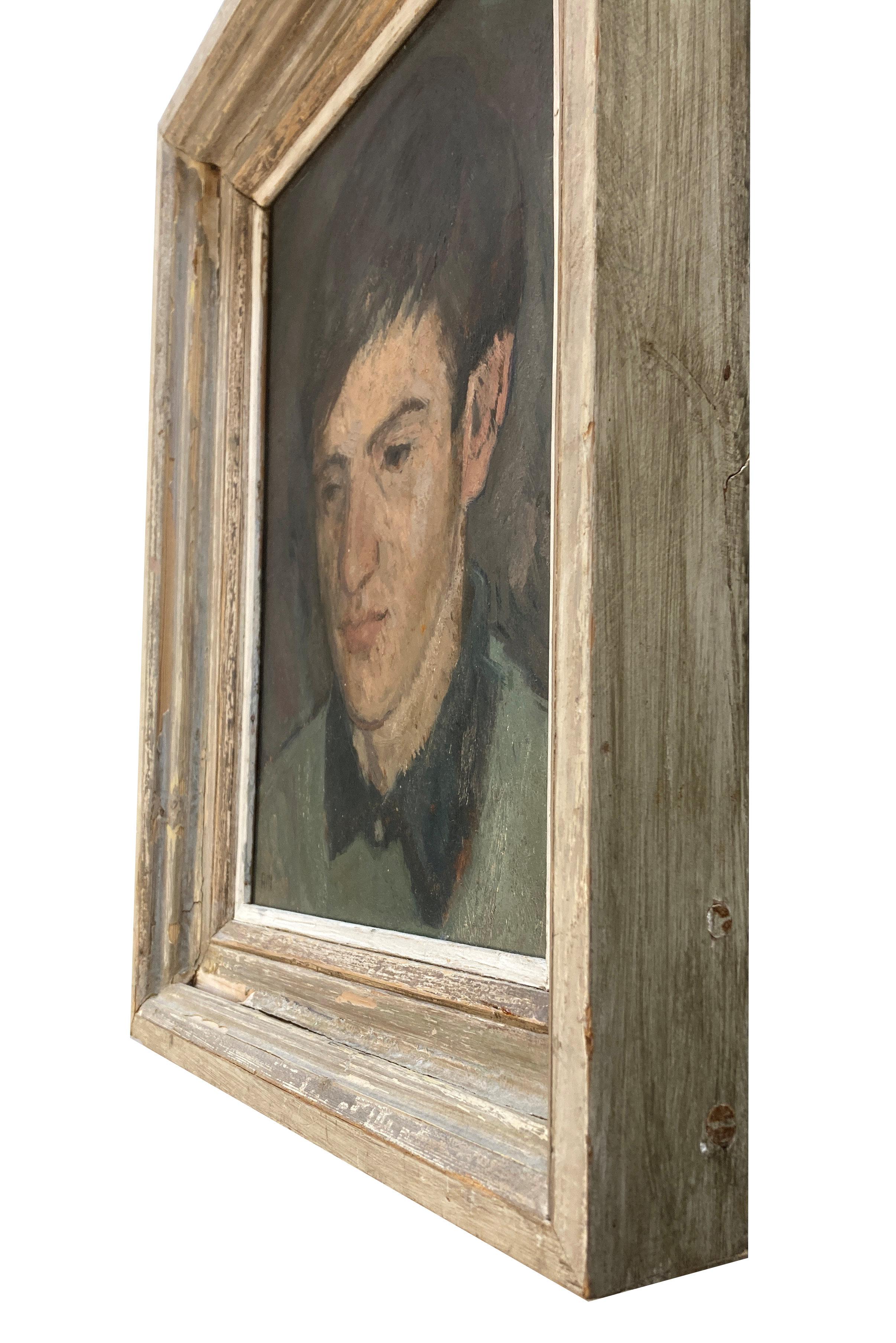 Bonito retrato de un joven, titulado 