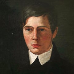 Portrait of a Young Man, Danish School, Late 19th Century