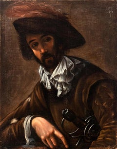 « Portrait d'un jeune homme », dit « Le Courageux » ou « L'Épéiste », de Simon Vouet
