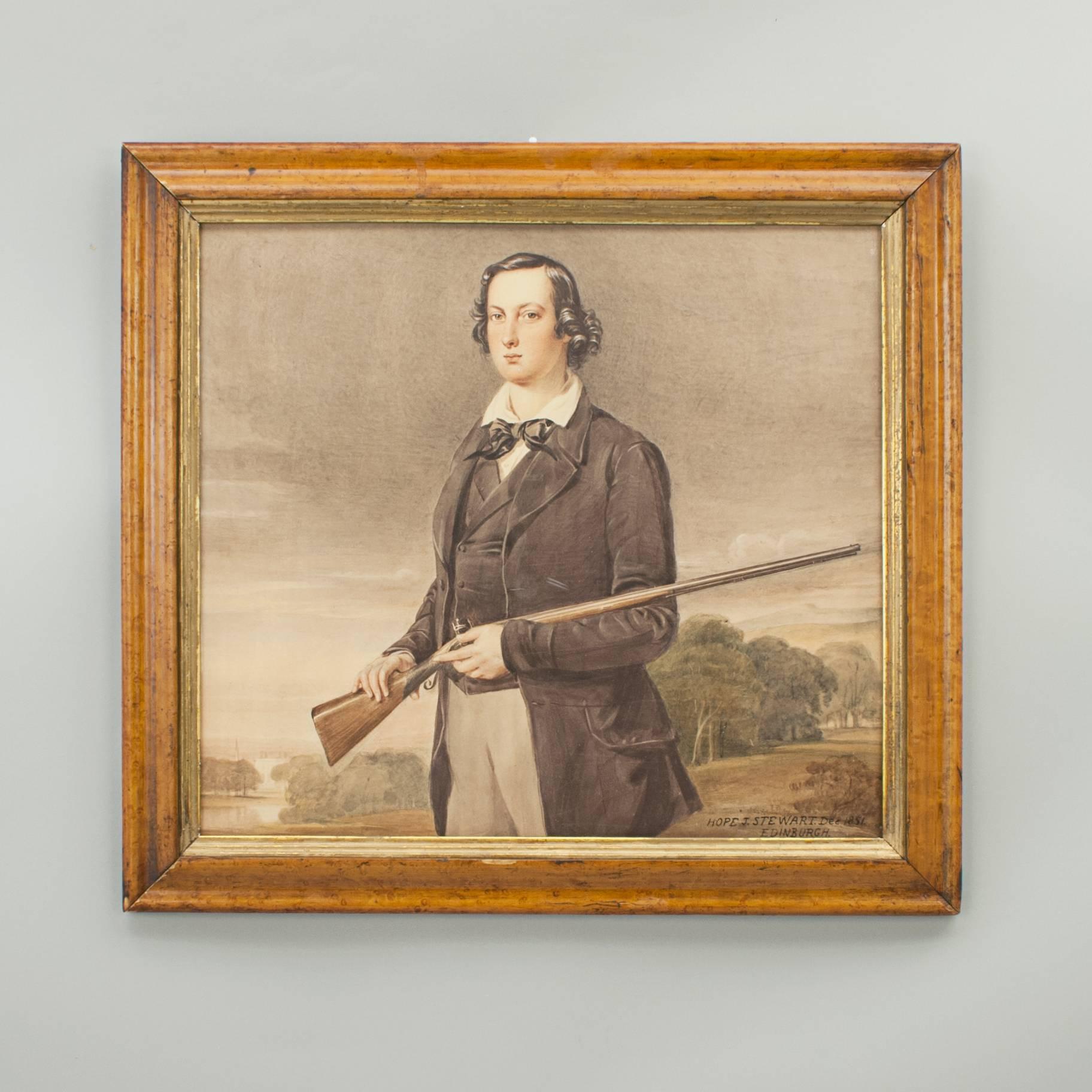 Portrait of a Young Man with Gun 1