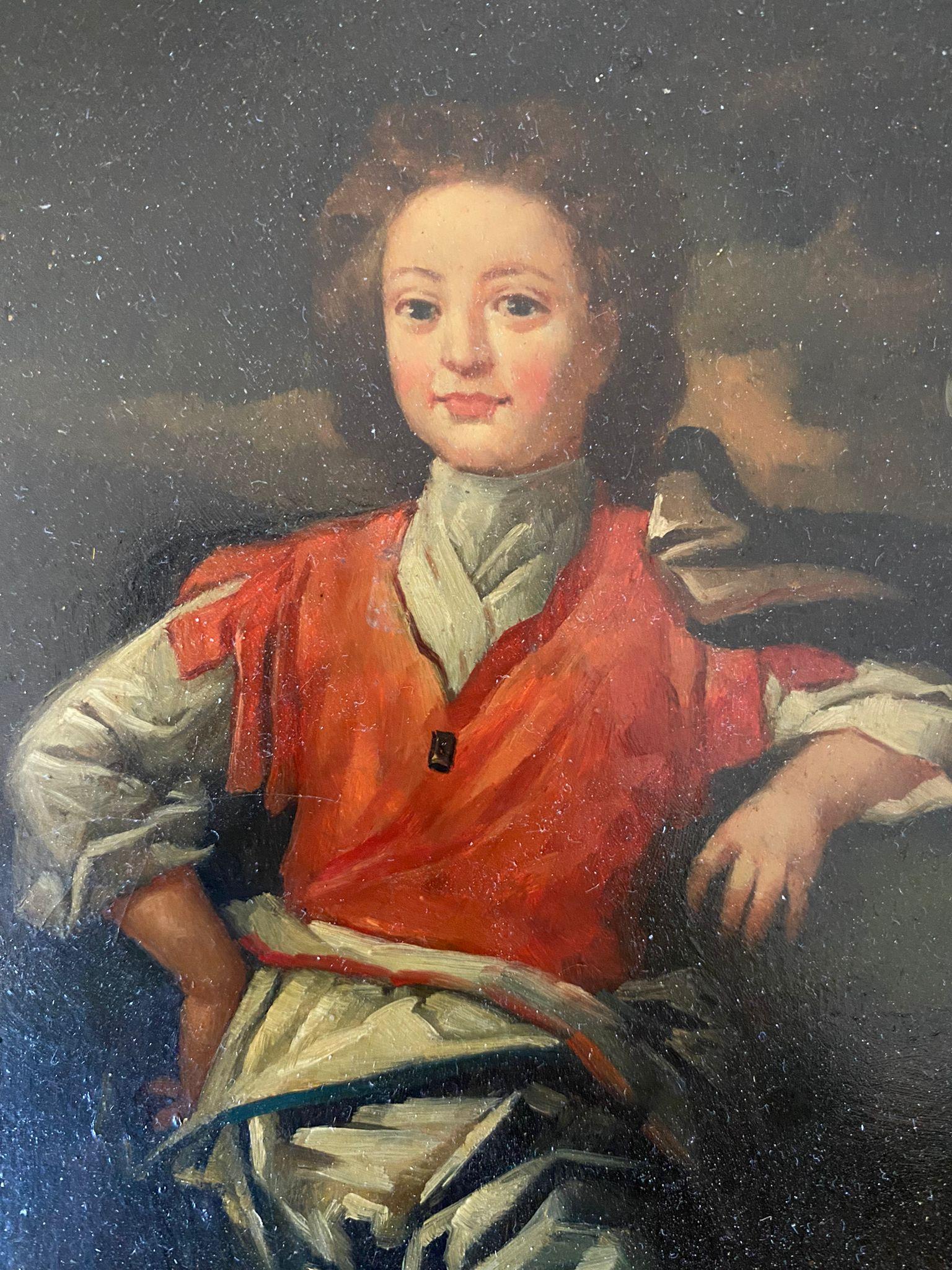 Portrait of a Young Nobleman under Louis XIV In Good Condition In Beuzevillette, FR