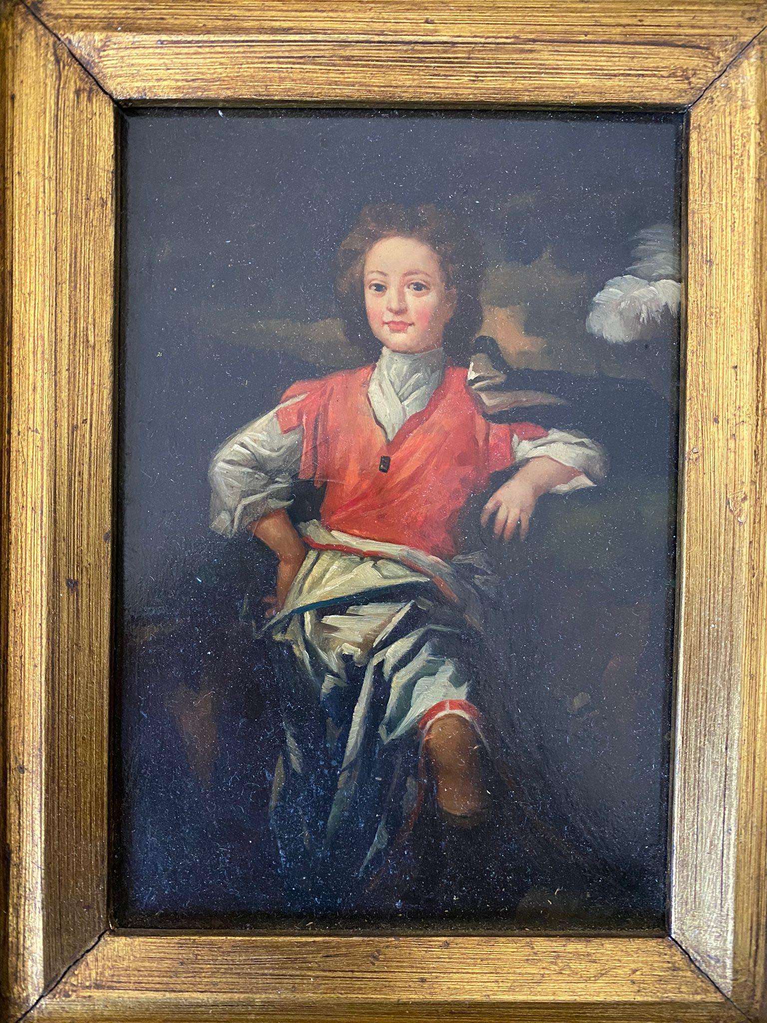 Wood Portrait of a Young Nobleman under Louis XIV