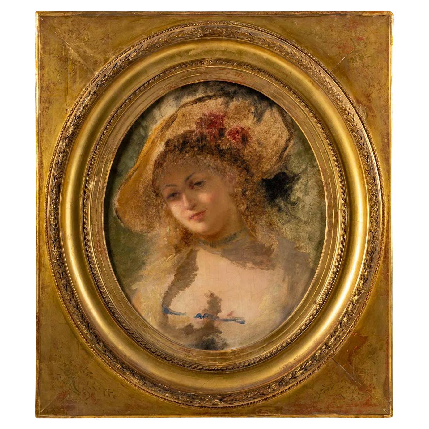Portrait of an Elegant Lady, 19th Century