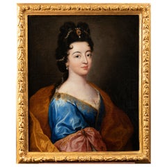 Portrait of an Elegant Woman 18th, Attributed to Alexis Simon Belle