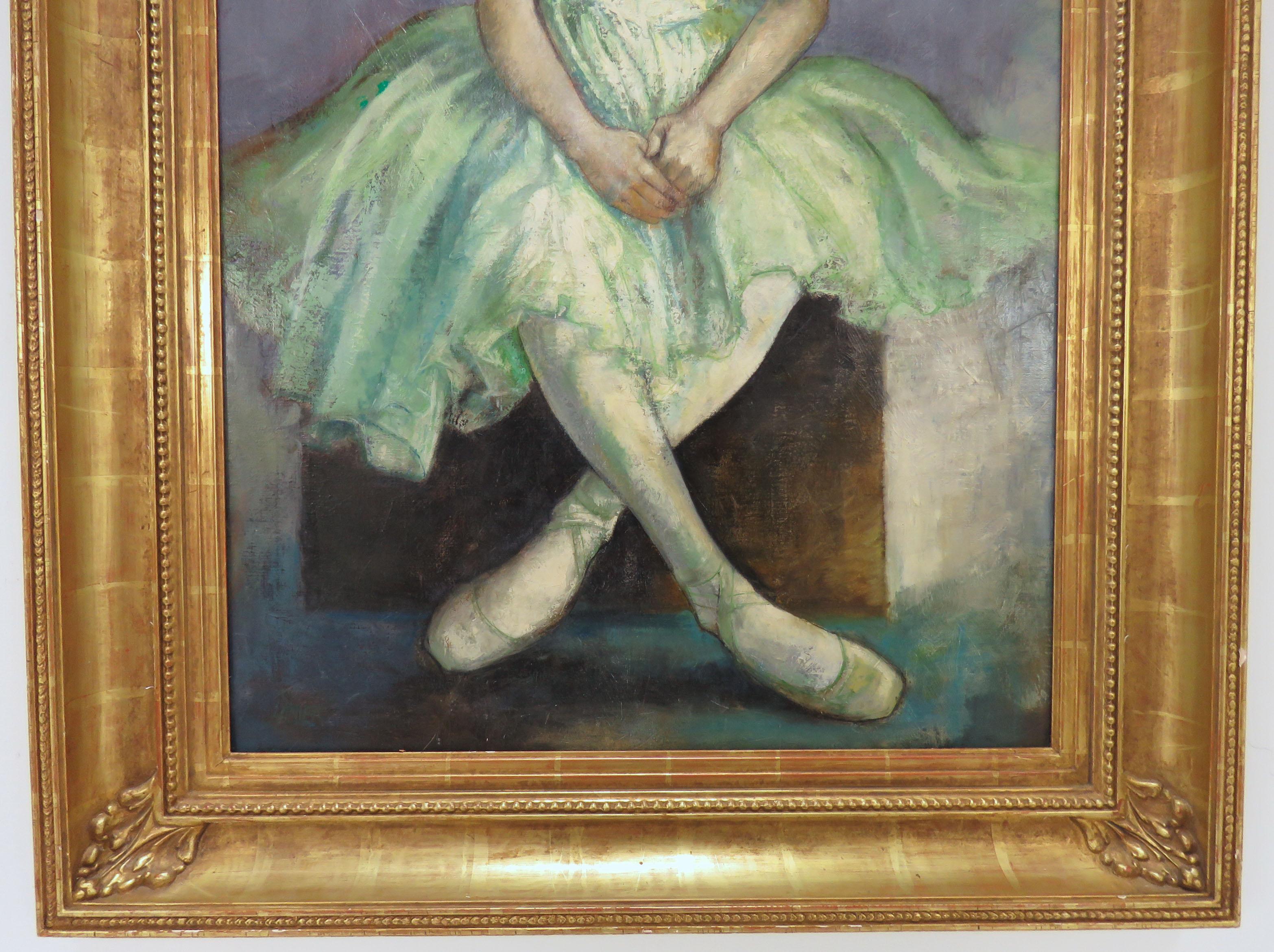 American Portrait of an Elegant Young Ballerina by Charles Lanier, circa 1960s