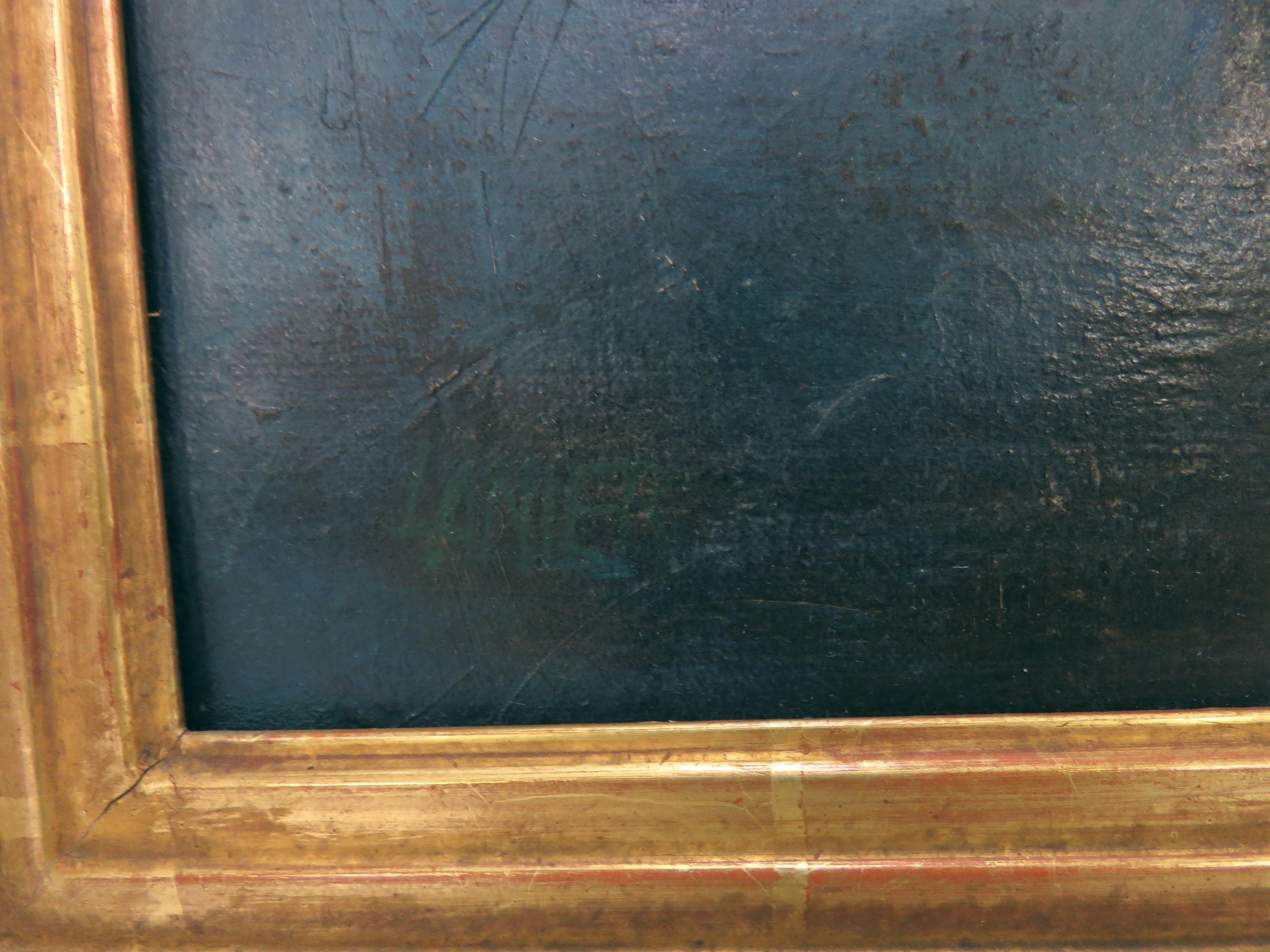 Canvas Portrait of an Elegant Young Ballerina by Charles Lanier, circa 1960s